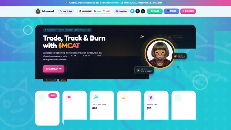 Mooncat Dashboard as it looked on 2026-10-19