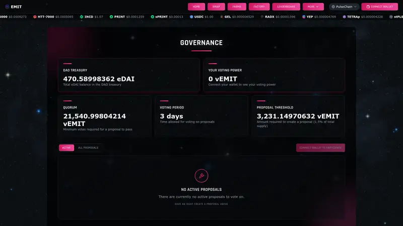 EMIT Governance as it looked on 2026-10-19