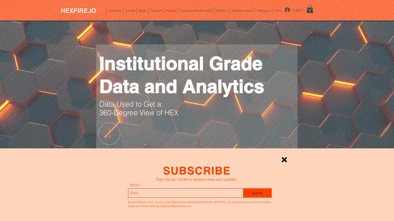 HEXFire.io as it looked on 2026-10-19