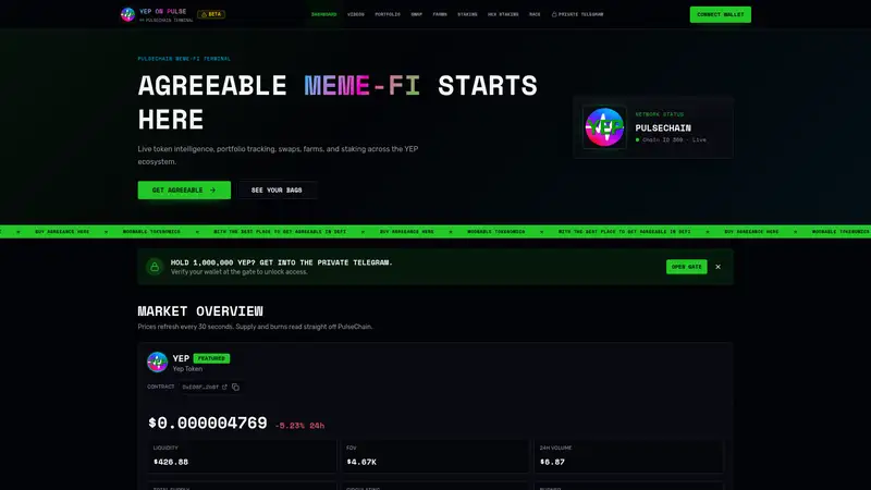 Yep on Pulse Dashboard as it looked on 2026-10-19